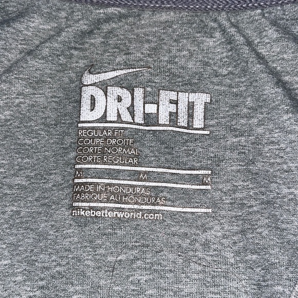 Nike Women's Dry Fit Legend Training Tee Heathered Gray Size Medium EUC - Picture 5 of 7